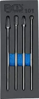 Bgs Technic HSS frezų rinkinys, ypač ilgos | 4 vnt. (101)