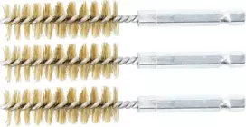 Bgs Technic Žalvariniai šepečiai vamzdeliams | 15 mm | 6,3 mm (1/4") | 3 vnt. (3078-15-M)
