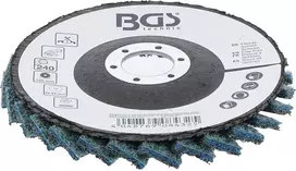 Bgs Technic Šlifavimo diskas lapelinis | neaustinė medžiaga | Ø 125 mm | P 240 (74476)