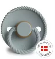 FRIGG 0-6 mėn. lateksinis čiulptukas ROPE, French Gray
