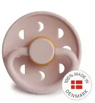 FRIGG 0-6 mėn. lateksinis čiulptukas MOON, Blush