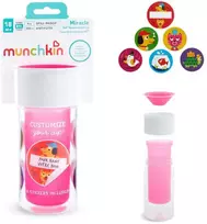 MUNCHKIN gertuvė-puodelis MY MIRACLE 360, rožinė