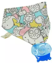 MARCUS&MARCUS ekologiška kaklaskarė-bandana su čiulptuku LUCAS