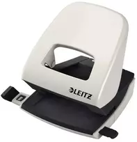 Leitz NeXXt skylamušis 5008, 2 skylės, 30 lapų, 30 lapų, juoda, pilka, metalas, plastikas, 8 cm, 5,5 mm, A4