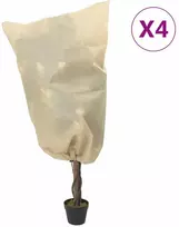 Uždangalai augalams su virvutėmis, 4vnt., 0,8x1m, 70g/m²