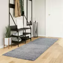 Shaggy tipo kilimas, mėlynas, 80x250cm, aukšti šereliai