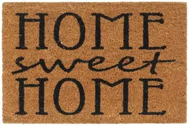 Durų kilimėlis, natūralus, 40x60cm, kuokštuotas kokoso pluoštas