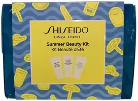 „Ginza Tokyo“ – vasaros grožio rinkinys „Shiseido“: intensyviai atkuriamoji ir atkuriamoji emulsija po saulės, 30 ml + „Advanced Body Creator“ – itin liekninamoji ir atkuriamoji koncentruota priemonė po saulės, 30 ml + drėkinamasis šveičiamasis losjonas, 30 ml