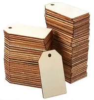 Oem Modelinė fanera etiketės forma 3.0mm 57x32mm