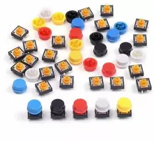 Oem Arduino mygtukų rinkinys 25vnt - jungiklis 12x12x7.3mm