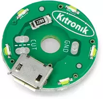 RGB LED juosta 5xUSB 5V LED - apvali - Kitronik 35167