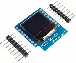 Oem OLED ekranas 0.66' 64x48 ant I2C - SSD1306 - baltas