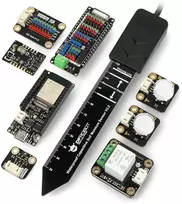 Hackster & DFRobot EEDU Environmental Sensor Kit - aplinkos jutiklių rinkinys - ESP32 - DFRobot TEM2022C-EN-1