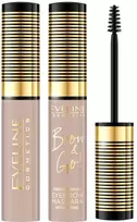 Eveline Cosmetics Brow & Go! antakių tušas su tankinančiomis skaidulomis 05 Taupe 6ml