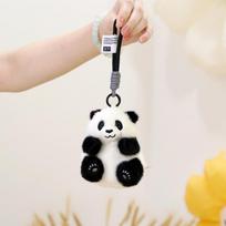 Gyvūno Imituotas Panda Įdaras Raktų Pakabukas Pliušinė Lėlė Raktų Pakabukas Maišelio Lėlės Pakabukas Dovana Panda Pendant