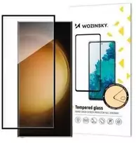 Wozinsky Full Glue Apsauginis stiklas Samsung Galaxy S24 Ultra su juodu rėmeliu