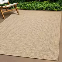 Kilimas ZIZUR, 60x110cm, džiuto imitacija, vidaus ir lauko