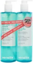 Sensilis PURIFY ESSENTIAL CLEANSER cleansing gel 2 x 400 ml