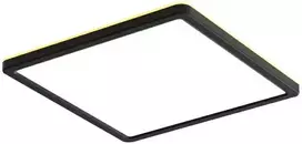 Italux 22W LED paviršinė panelė ALERIA, juoda, 2800/4000/6000K