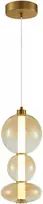 Italux 24W LED pakabinamas šviestuvas SONTE, gintaro sp., 3000K