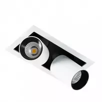 Lubinis šviestuvas Italux Įleidžiamas LED šviestuvas GL7117-2/12W 4000K WH+BL