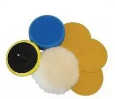 Bgs Technic Šlifavimo ir poliravimo rinkinys 125mm, 6vnt