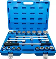 Bgs Technic Galvučių komplektas 12 kampų | 20 mm (3/4") | 21 vnt. (1223)