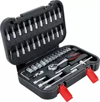 Bgs Technic Galvučių su terkšle rinkinys | 6.3 mm (1/4") | 46 vnt. (2142)