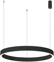 Italux 60W LED pakabinamas šviestuvas BRASCO DOWN, juodas, 3000/4000K, dimeriuojamas