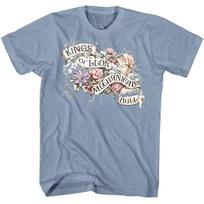 Kings of Leon Gėlių Mechaninis Jautis Vyriški Marškinėliai 2XL