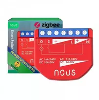 NOUS B2Z Zigbee 1 kanalo relė 16A su el.sąnaudų matavimu (PM)