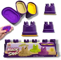 Magy Kinetinis smėlis spalvotas su formelėmis 3 spalvos, 330 gr.