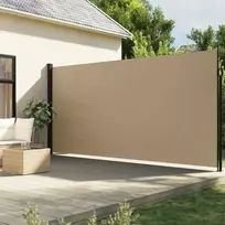 Ištraukiama šoninė markizė, smėlio spalvos, 220x300cm