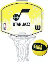 Wilson NBA komandos „Utah Jazz“ mini krepšinio kamuolys WZ6010102 Geltona, vieno dydžio