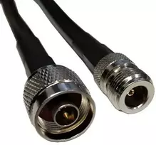Hismart Kabelis LMR-400, 2m, N-male į N-female