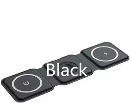 1St Cool 1stCOOL 3 viename belaidis nešiojamas QI įkroviklis, „MagSafe“, juodas, USB-C