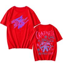 Arcane Jinx T-Shirt Cartoon Print Classic Game Harajuku Kawaii Tee-shirt Short Sleeve Round Neck Cute Tshirt Sudaderas Soft Tops S