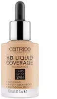 „Catrice HD Liquid Coverage Foundation“ makiažo pagrindas išlieka iki 24 val., 032-Nude, 30 ml