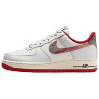 Nike  Air Force 1 07 Brushstroke Women Sneakers Red Multi-Color Phantom IM7380-030 35.5
