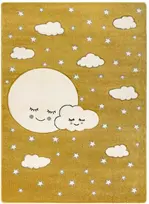 TINIES MOON spalvos kilimas garstyčių spalvos 140x190 Hakano