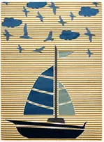 TINIES SAIL spalvos kilimas garstyčių spalvos 80x150 Hakano