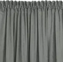 Homede Užuolaidos iš chenille 280×270 pilkos