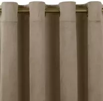 Homede Užuolaidos iš aksomo smėlio spalvos 135×300