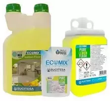Sucitesa Ecomix Pure Lemon Floor grindų ploviklis (koncentratas) - 12vnt. MINI + DOSE buteliukas NEMOKAMAI