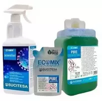 Sucitesa Ecomix Pure Desinfectant universali dezinfekcija grindims ir paviršiams (koncentratas) - 1 MINI + ERGO buteliukas