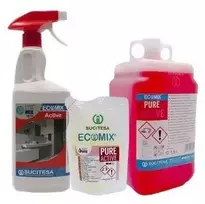 Sucitesa Ecomix Pure Active vonios kambario valiklis su gaivos efektu (koncentratas) - 12vnt. MINI + ERGO buteliukas NEMOKAMAI