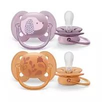 Philips AVENT SCF091/18 Čiulptukas Ultra Soft 6-18m gėlė/šuo