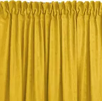 Homede Užuolaidos 560×175 cm iš čenilio garstyčių spalvos