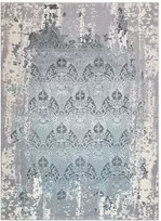 Kilimas 80 × 150 cm, mėlynos ir kreminės spalvos IONA