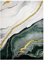 Kilimas 120 × 170 cm, žalios spalvos ESTEMA